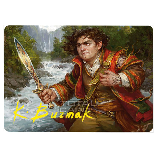 Magic The Gathering - The Lord of the Rings - Tales of Middle-earth - Art Series - Frodo Baggins - 0016 (Signed)