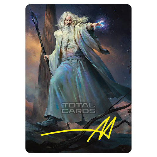 Magic The Gathering - The Lord of the Rings - Tales of Middle-earth - Art Series - Saruman of Many Colors - 0020 (Signed)