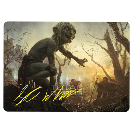 Magic The Gathering - The Lord of the Rings - Tales of Middle-earth - Art Series - Sméagol, Helpful Guide - 0024 (Signed)