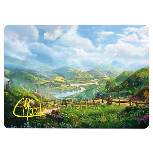 Magic The Gathering - The Lord of the Rings - Tales of Middle-earth - Art Series - Plains - 0030 (Signed)