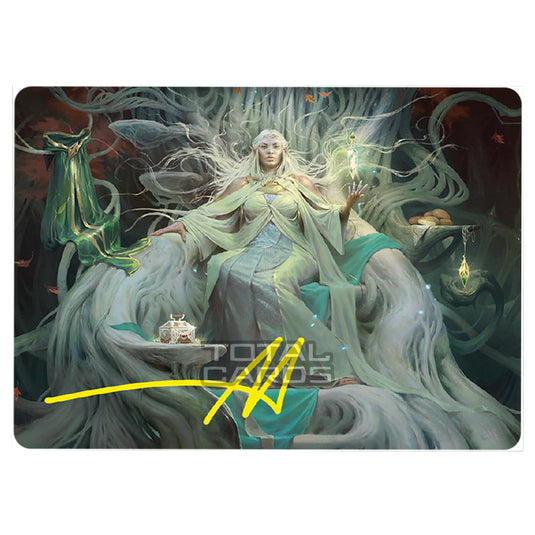 Magic The Gathering - The Lord of the Rings - Tales of Middle-earth - Art Series - Galadriel, Gift-Giver - 0035 (Signed)