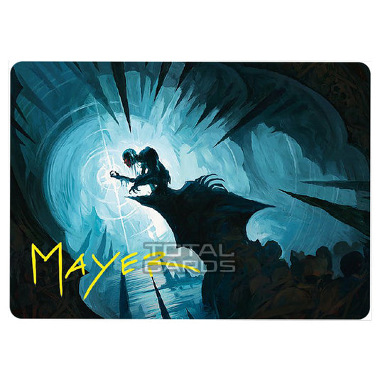 Magic The Gathering - The Lord of the Rings - Tales of Middle-earth - Art Series - Gollum, Patient Plotter - 0041 (Signed)