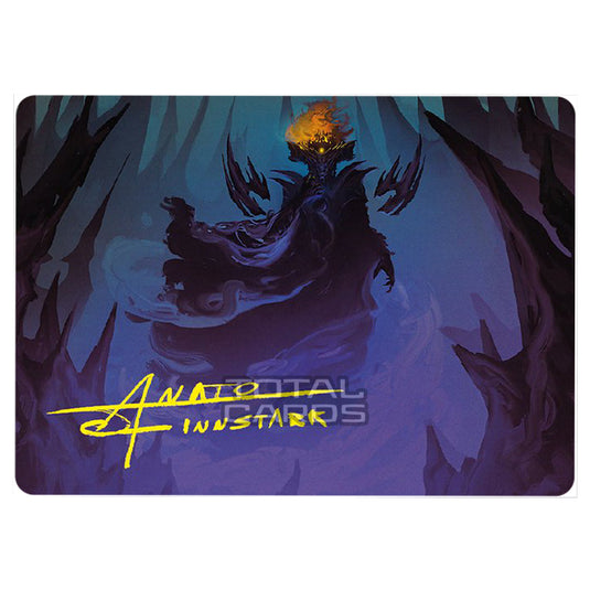 Magic The Gathering - The Lord of the Rings - Tales of Middle-earth - Art Series - Sauron, the Necromancer - 0042 (Signed)