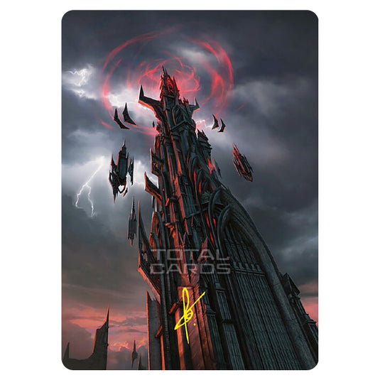 Magic The Gathering - The Lord of the Rings - Tales of Middle-earth - Art Series - Barad-dûr - 0054 (Signed)