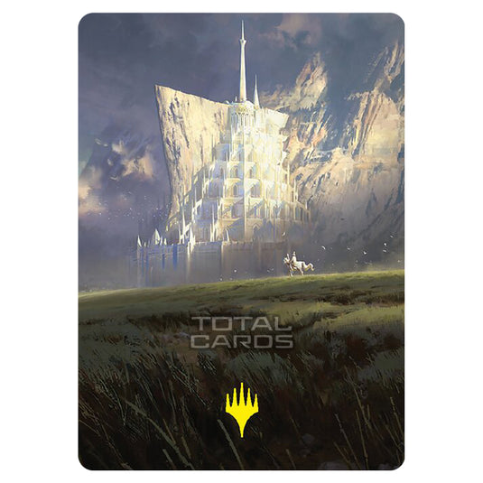 Magic The Gathering - The Lord of the Rings - Tales of Middle-earth - Art Series - Minas Tirith - 0055 (Signed)