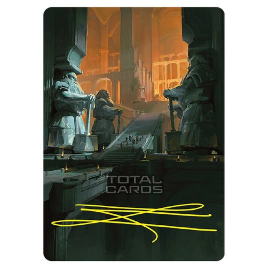 Magic The Gathering - The Lord of the Rings - Tales of Middle-earth - Art Series - Mines of Moria - 0056 (Signed)