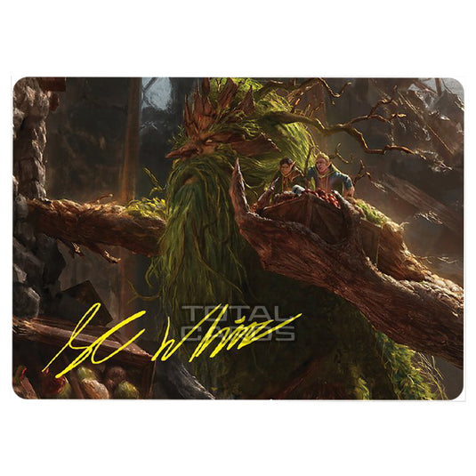 Magic The Gathering - The Lord of the Rings - Tales of Middle-earth - Art Series - Treebeard, Gracious Host - 0067 (Signed)