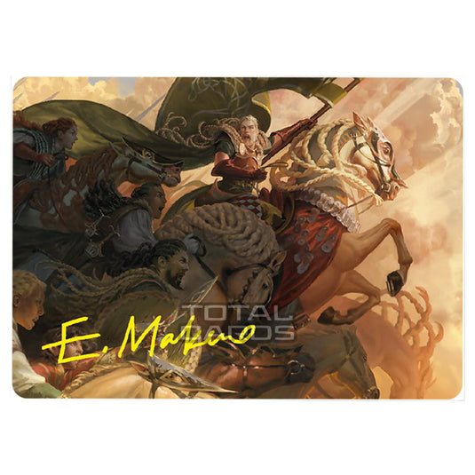 Magic The Gathering - The Lord of the Rings - Tales of Middle-earth - Art Series - Marshal's Anthem - 0068 (Signed)