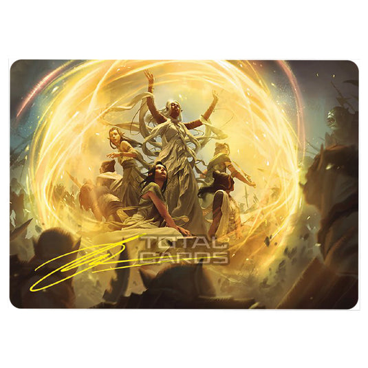 Magic The Gathering - The Lord of the Rings - Tales of Middle-earth - Art Series - Heroic Intervention - 0073 (Signed)