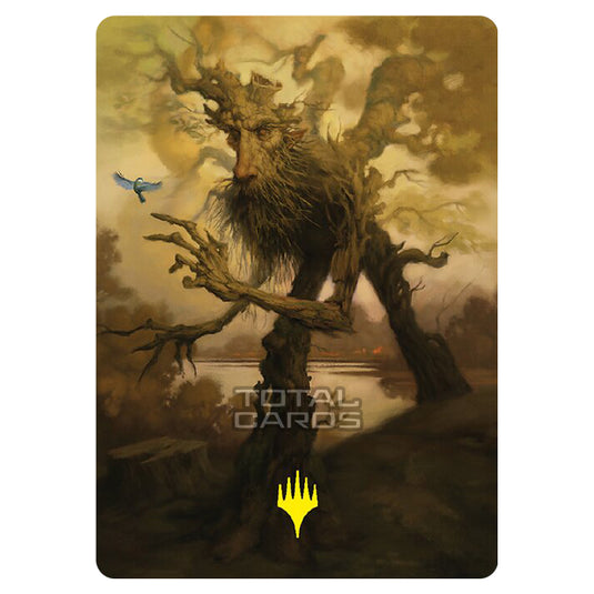 Magic The Gathering - The Lord of the Rings - Tales of Middle-earth - Art Series - Treefolk - 0081 (Signed)