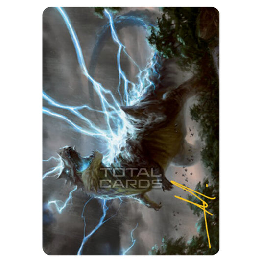 Magic The Gathering - Modern Horizons 2 - Art Series - Thrasta, Tempest's Roar - 41/81 (Signed)