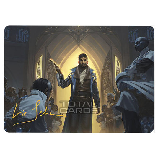 Magic The Gathering - Murders at Karlov Manor - Art Series - Auspicious Arrival - 0002 (Signed)