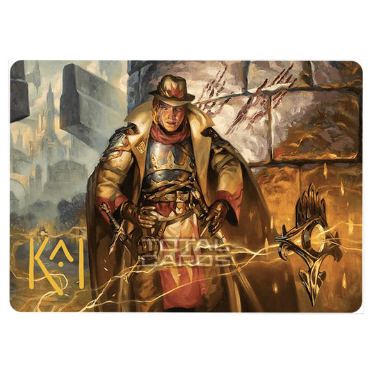 Magic The Gathering - Murders at Karlov Manor - Art Series - Tenth District Hero - 0004 (Signed)