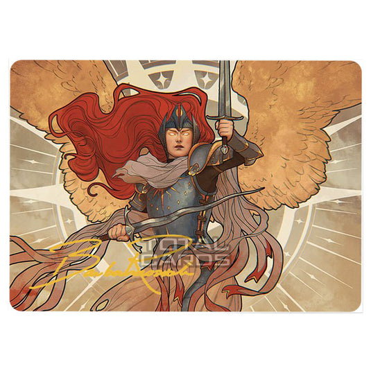 Magic The Gathering - Murders at Karlov Manor - Art Series - Aurelia, the Law Above - 0036 (Signed)