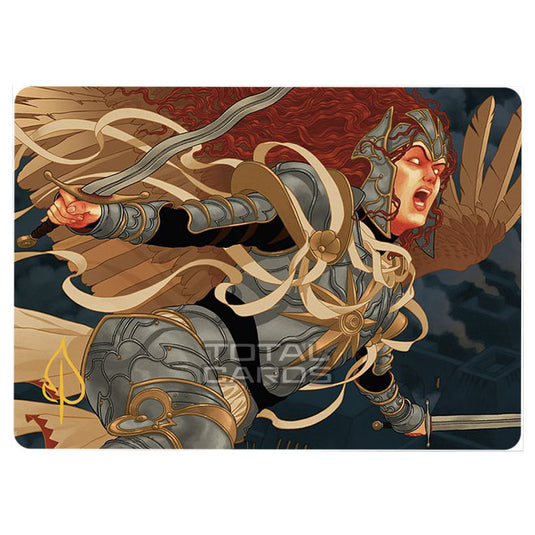 Magic The Gathering - Murders at Karlov Manor - Art Series - Aurelia, the Law Above - 0041 (Signed)