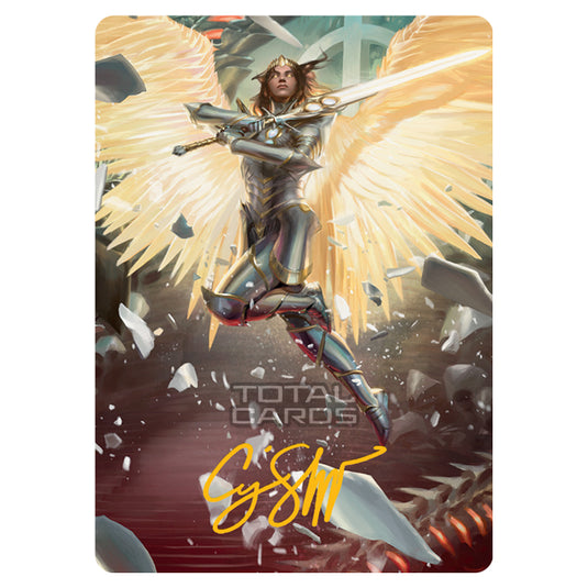 Magic The Gathering - March of the Machine - Art Series - Archangel Elspeth - 0001 (Foil)