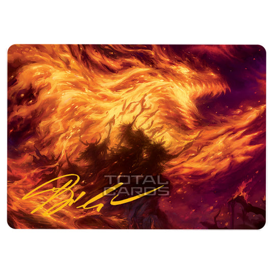 Magic The Gathering - March of the Machine - Art Series - Stoke the Flames - 0038 (Foil)