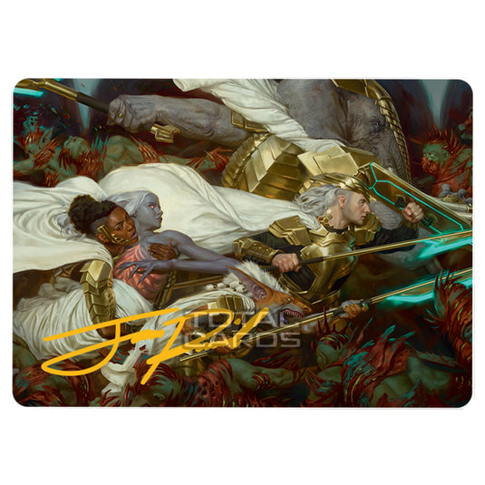 Magic The Gathering - March of the Machine - Art Series - Storm the Seedcore - 0041 (Foil)