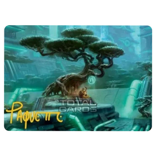 Magic The Gathering - Kamigawa - Neon Dynasty - Forest - 44/81 (Signed)