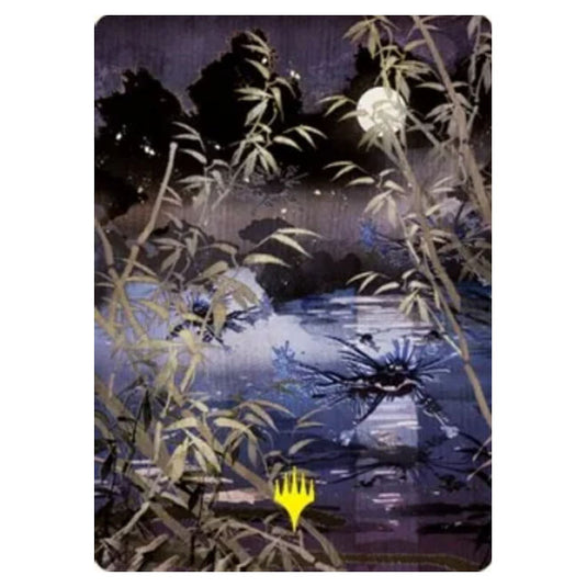 Magic The Gathering - Kamigawa - Neon Dynasty - Swamp - 81/81 (Signed)