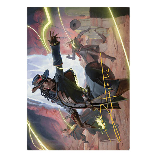 Magic The Gathering - Outlaws of Thunder Junction Art Series - Lilah, Undefeated Slickshot - 0026 (Foil)