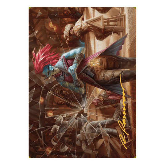 Magic The Gathering - Outlaws of Thunder Junction Art Series - Obeka, Splitter of Seconds - 0028 (Foil)