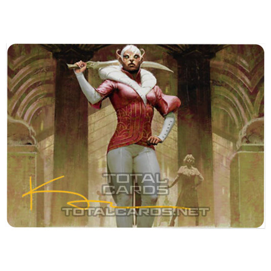 Magic The Gathering - Streets of New Capenna - Art Series - Mage's Attendant - 5/81 (Signed)