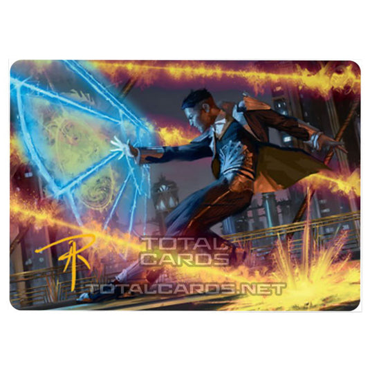 Magic The Gathering - Streets of New Capenna - Art Series - Wingshield Agent - 14/81 (Signed)