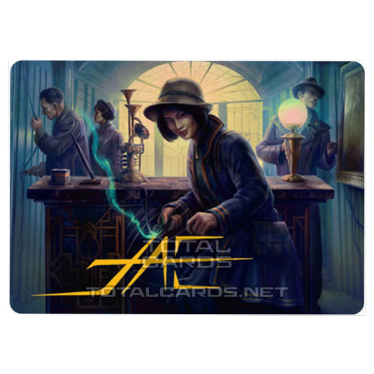 Magic The Gathering - Streets of New Capenna - Art Series - Wiretapping - 15/81 (Signed)