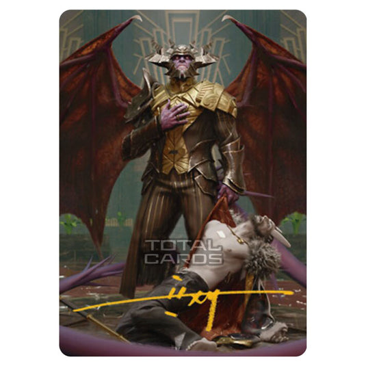 Magic The Gathering - Streets of New Capenna - Art Series - Ob Nixilis, the Adversary - 31/81 (Signed)