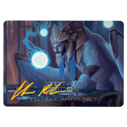 Magic The Gathering - Streets of New Capenna - Art Series - Tivit, Seller of Secrets - 47/81 (Signed)