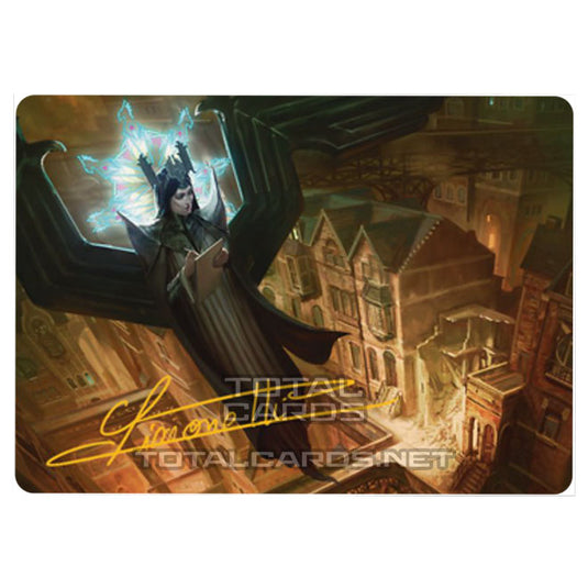 Magic The Gathering - Streets of New Capenna - Art Series - Angelic Sleuth - 48/81 (Signed)
