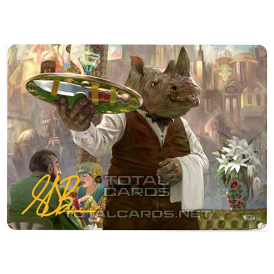 Magic The Gathering - Streets of New Capenna - Art Series - Killer Service - 62/81 (Signed)