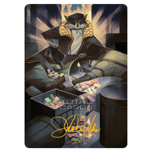 Magic The Gathering - Streets of New Capenna - Art Series - Masked Bandits - 69/81 (Signed)