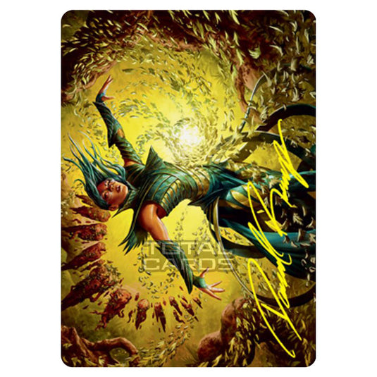 Magic The Gathering - Strixhaven - Art Series - Dragonsguard Elite - 16/81 (Signed)