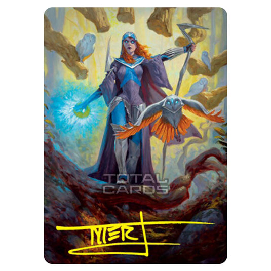 Magic The Gathering - Strixhaven - Art Series - Kasmina, Enigma Sage - 29/81 (Signed)