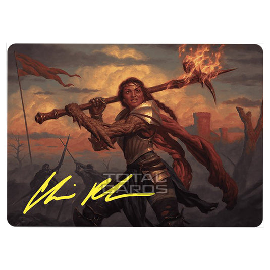 Magic The Gathering - Wilds of Eldraine - Art Series - Imodane, the Pyrohammer - 018 (Signed)