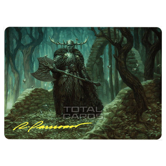 Magic The Gathering - Wilds of Eldraine - Art Series - Mosswood Dreadknight - 040 (Signed)