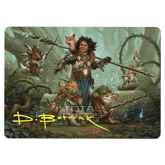 Magic The Gathering - Wilds of Eldraine - Art Series - Ellivere of the Wild Court - 049 (Signed)