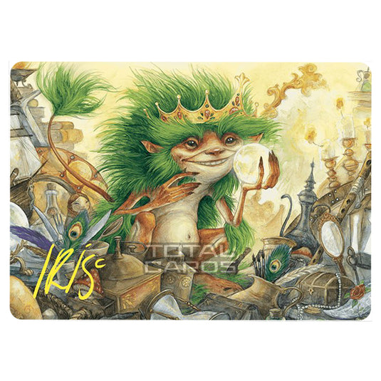 Magic The Gathering - Wilds of Eldraine - Art Series - Knickknack Ouphe - 050 (Signed)