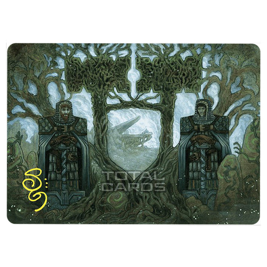 Magic The Gathering - Wilds of Eldraine - Art Series - Court of Garenbrig - 054 (Signed)