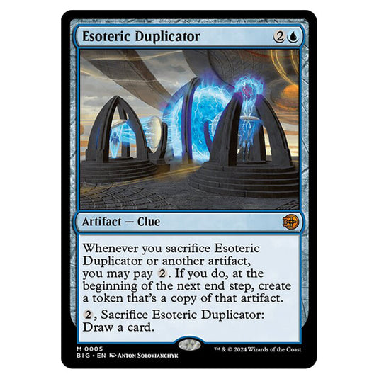 Magic The Gathering - Outlaws of Thunder Junction - The Big Score - Esoteric Duplicator - 0005