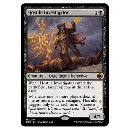 Magic The Gathering - Outlaws of Thunder Junction - The Big Score - Hostile Investigator - 0010