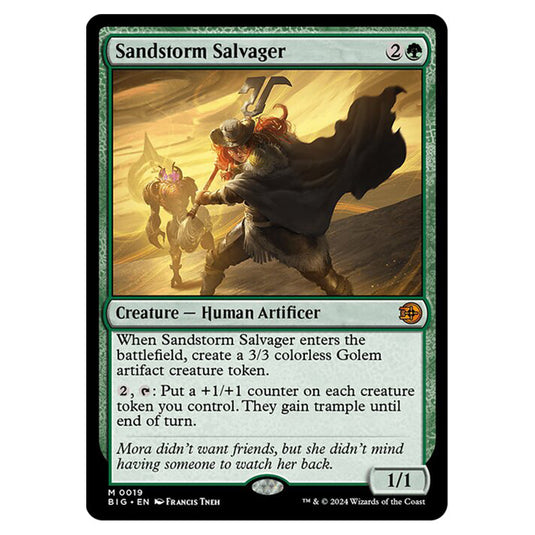 Magic The Gathering - Outlaws of Thunder Junction - The Big Score - Sandstorm Salvager - 0019