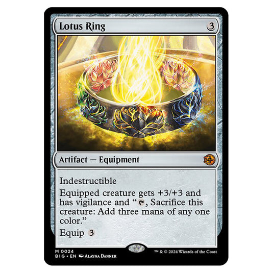 Magic The Gathering - Outlaws of Thunder Junction - The Big Score - Lotus Ring - 0024