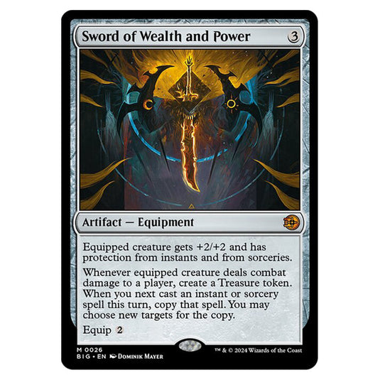 Magic The Gathering - Outlaws of Thunder Junction - The Big Score - Sword of Wealth and Power - 0026