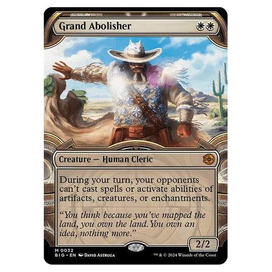 Magic The Gathering - Outlaws of Thunder Junction - The Big Score - Grand Abolisher (Vault Frame) - 0032