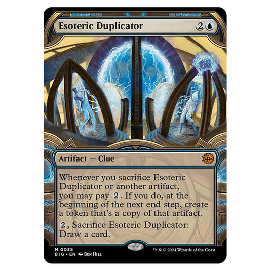 Magic The Gathering - Outlaws of Thunder Junction - The Big Score - Esoteric Duplicator (Vault Frame) - 0035