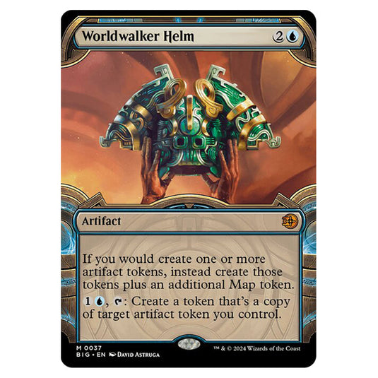 Magic The Gathering - Outlaws of Thunder Junction - The Big Score - Worldwalker Helm (Vault Frame) - 0037