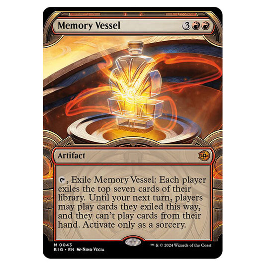 Magic The Gathering - Outlaws of Thunder Junction - The Big Score - Memory Vessel (Vault Frame) - 0043